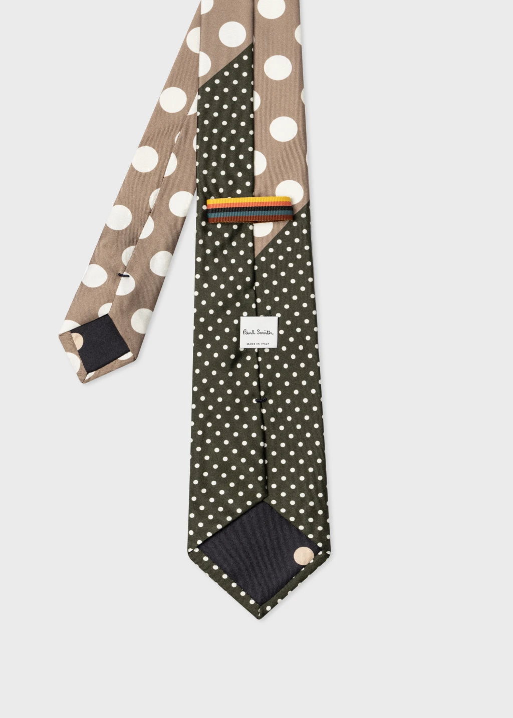 Men Tie Spotty Letters