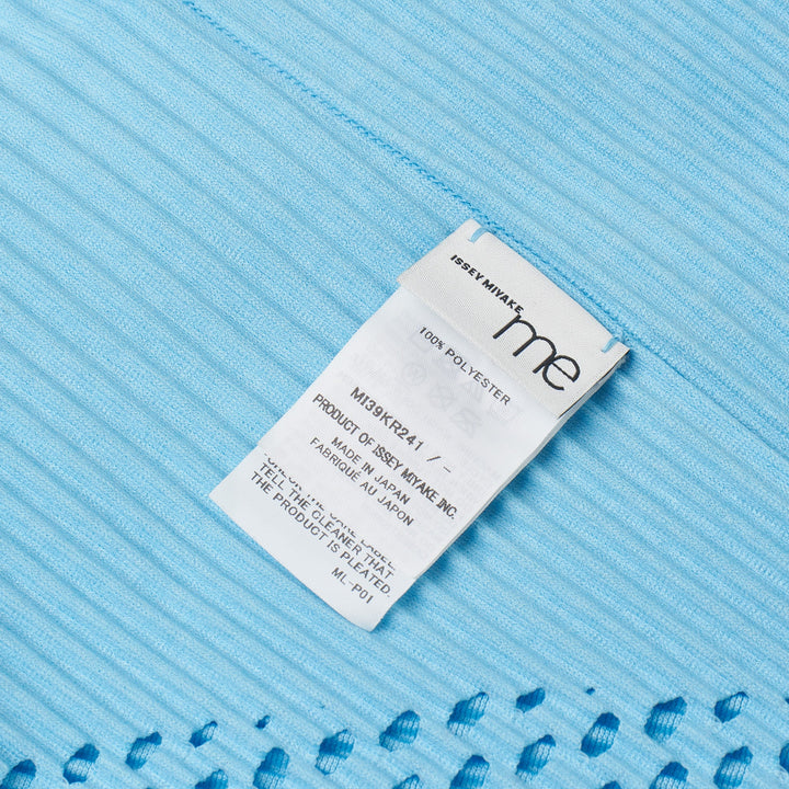 Mix Fine Knit Pleats Tank Top