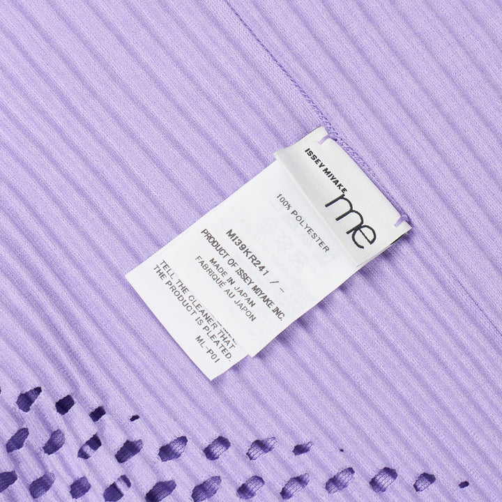 Mix Fine Knit Pleats Tank Top