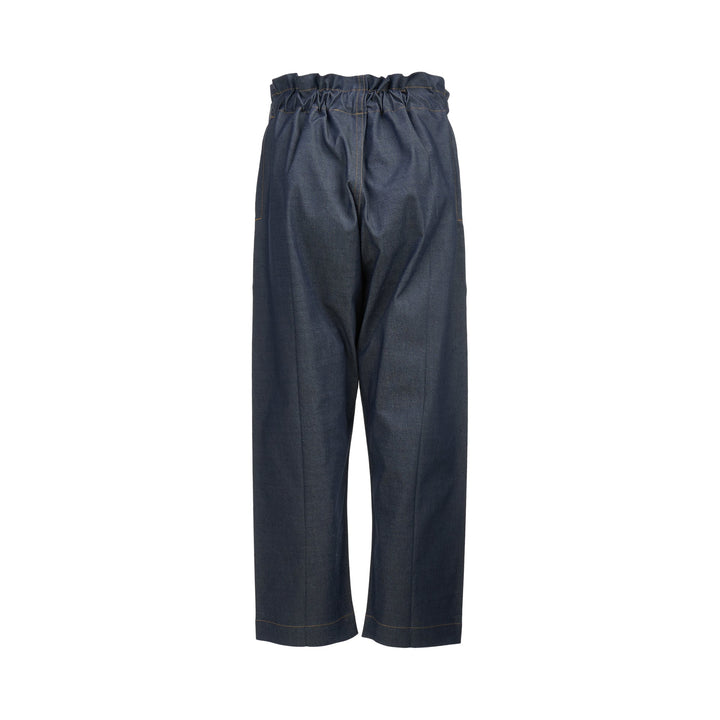 Flat Denim Pants