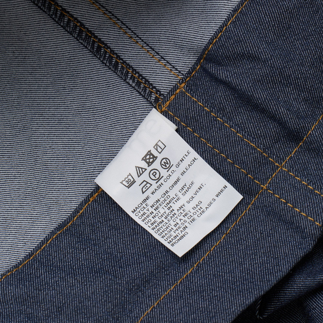 Flat Denim Pants