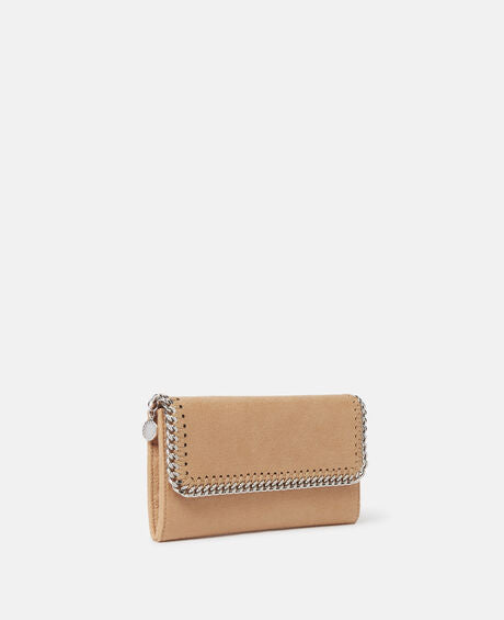 Falabella Continental Flap Wallet Eco Shaggy Deer