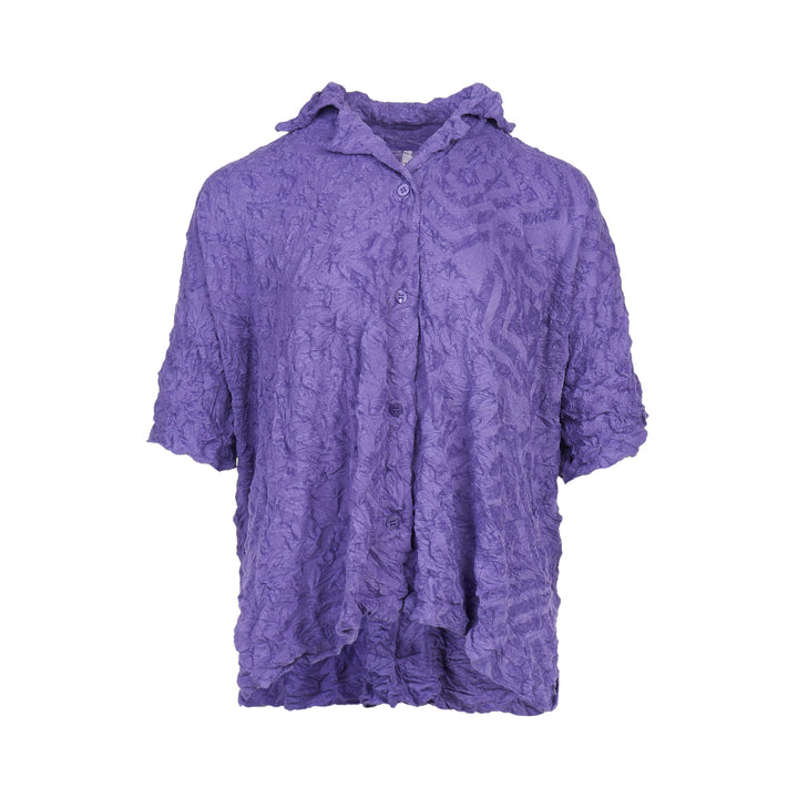 Geometric Farm Pile Meringue Shorts