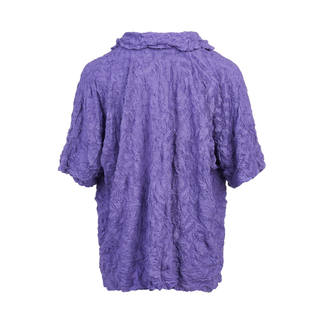 Geometric Farm Pile Meringue Shorts