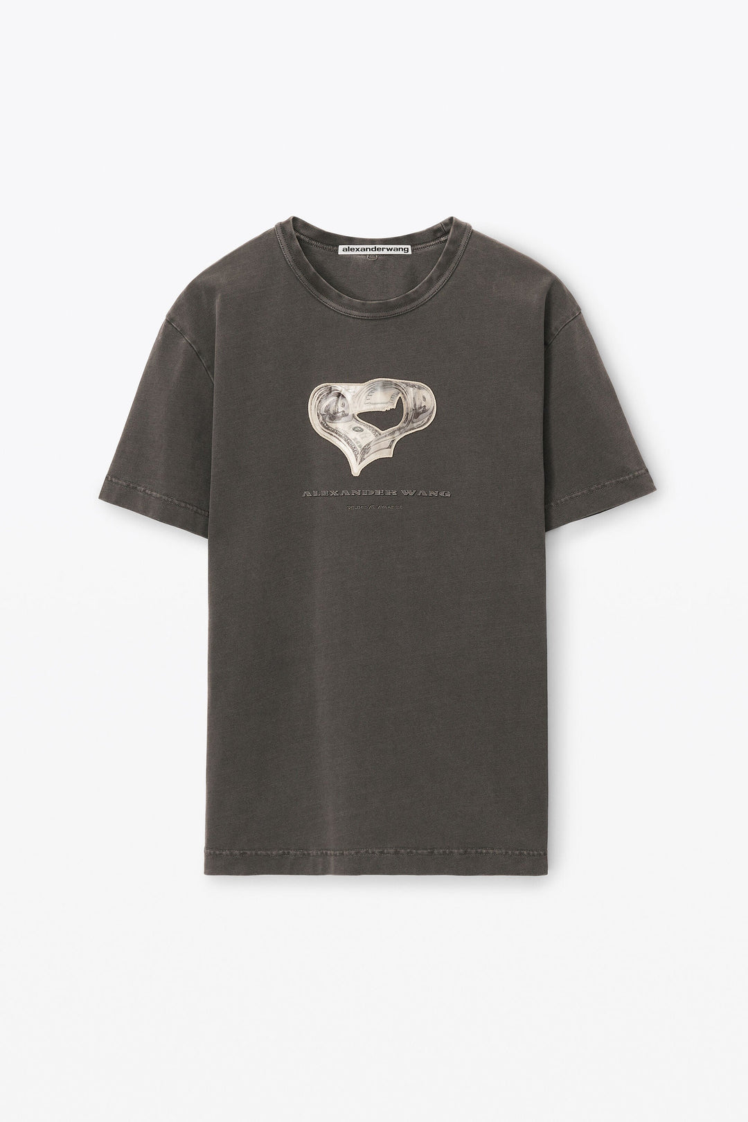 Money Heart Tee In Compact Jersey