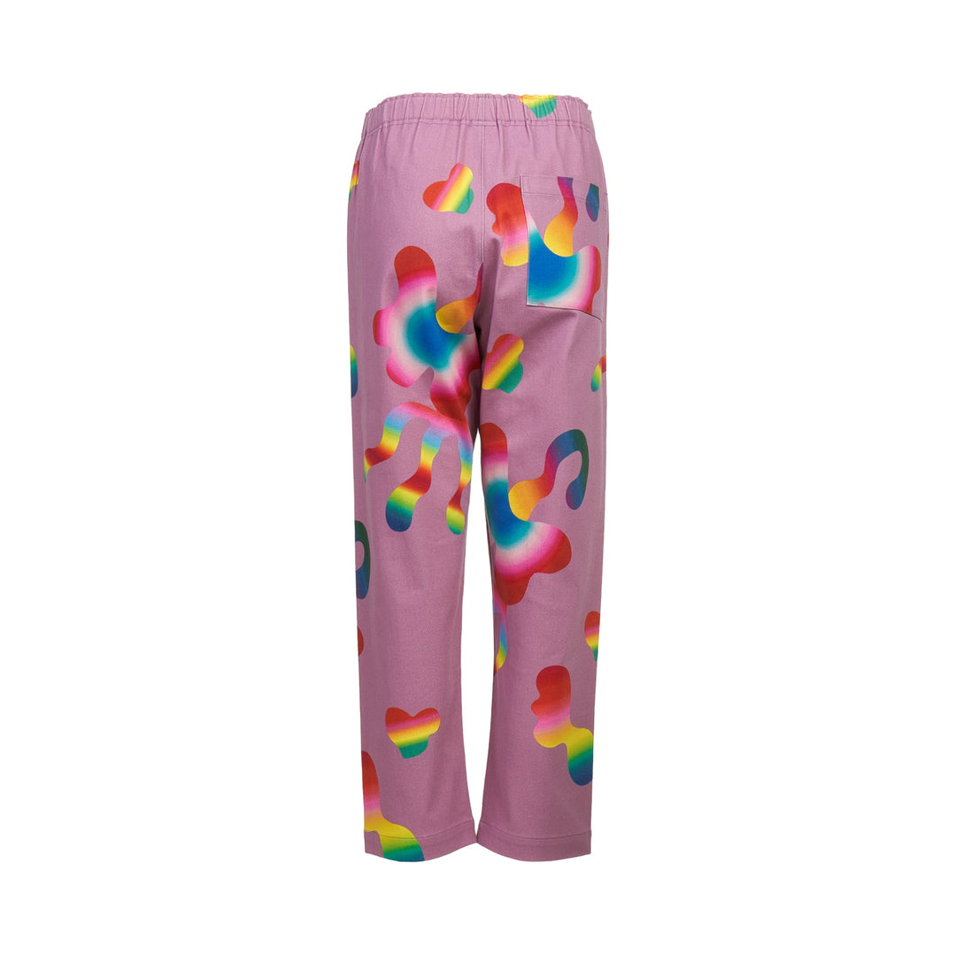 Rainbow Butterfly Stretch Pants