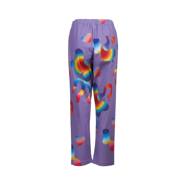Rainbow Butterfly Stretch Pants