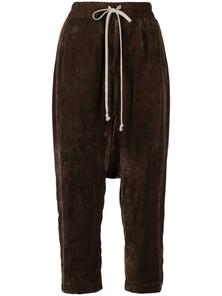 Pantaloni Drawstring Cropped Pants