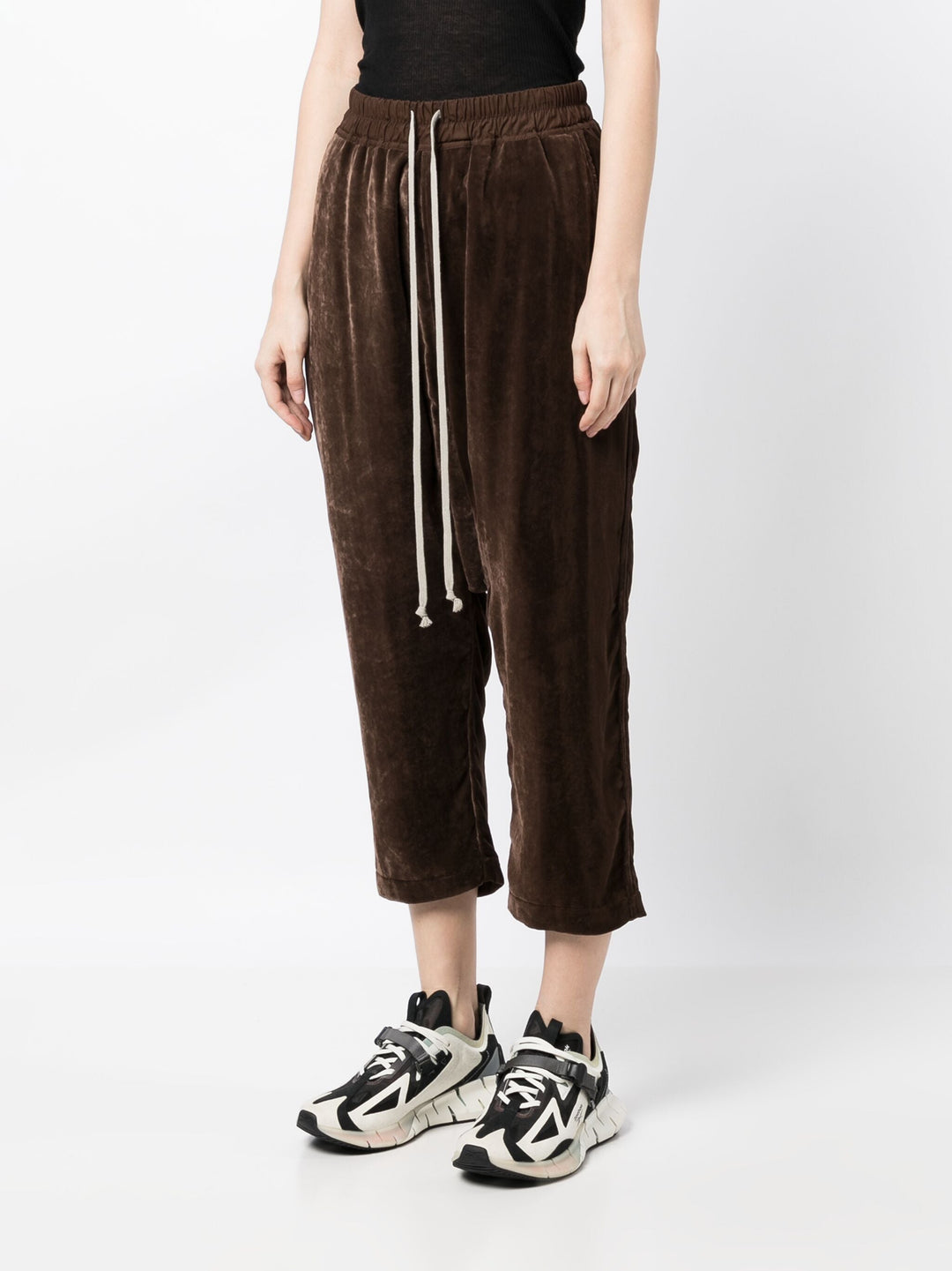 Pantaloni Drawstring Cropped Pants