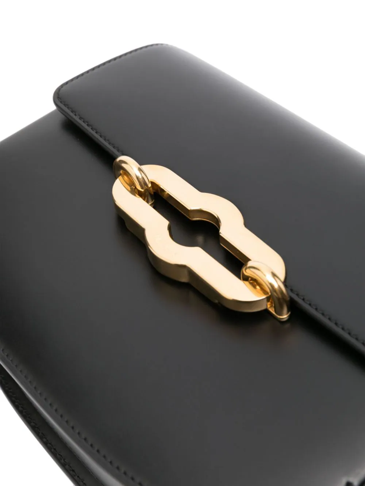 Pimlico Satchel Black & Brass Super Lux Calf