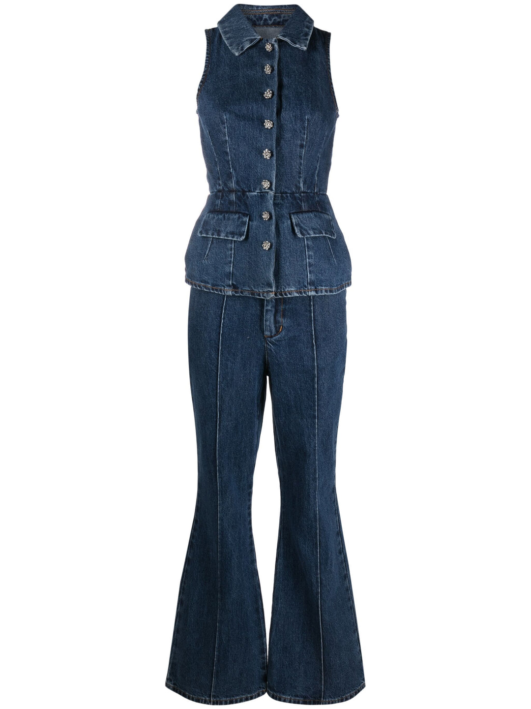 Blue Denim Jumpsuit