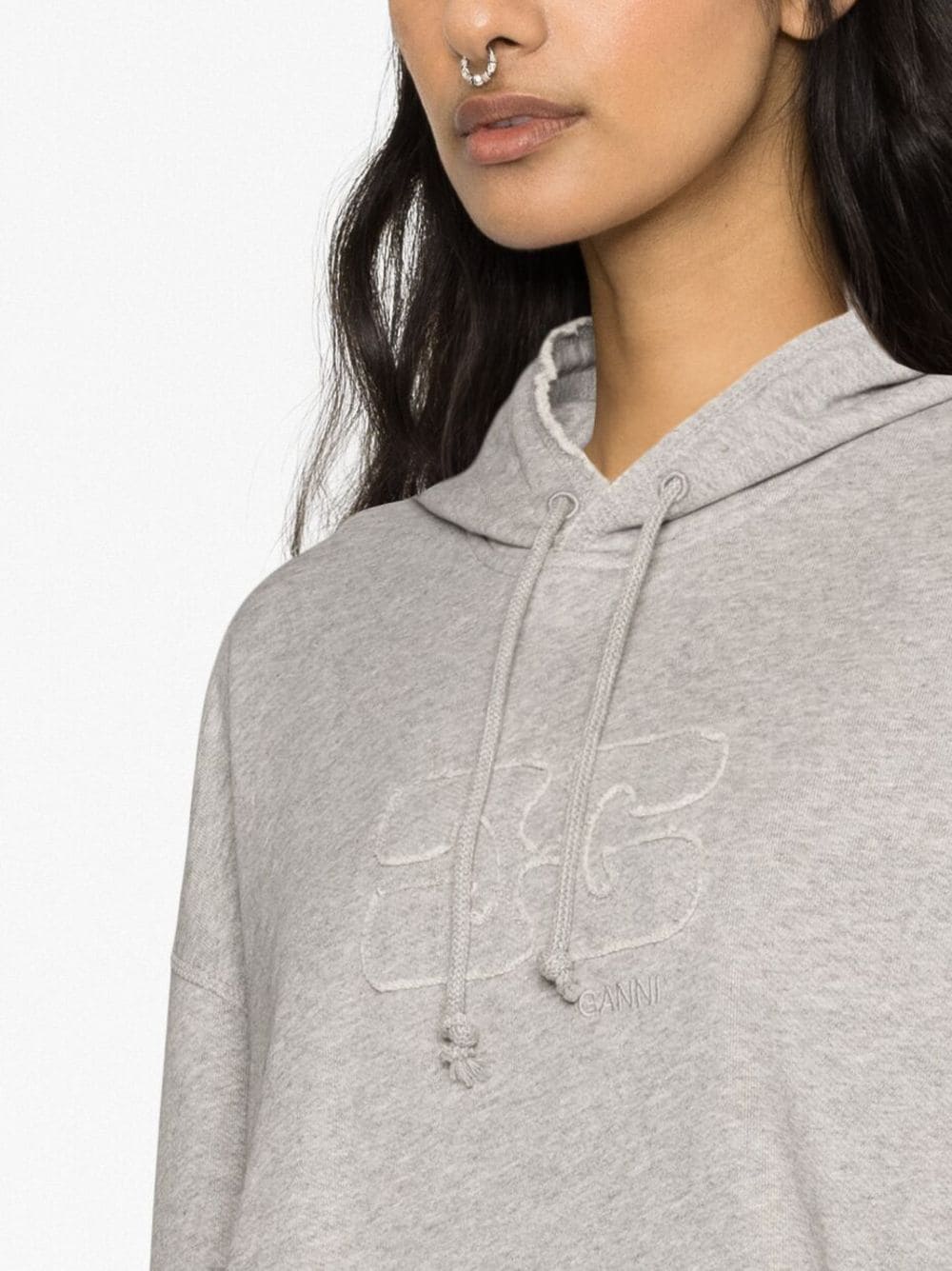 Isoli Cropped Oversized Hoodie