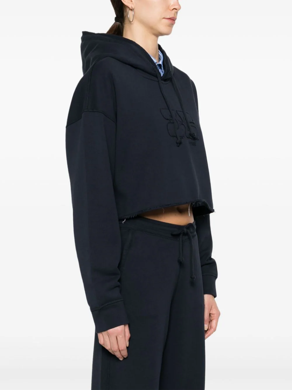 Isoli Cropped Oversized Hoodie