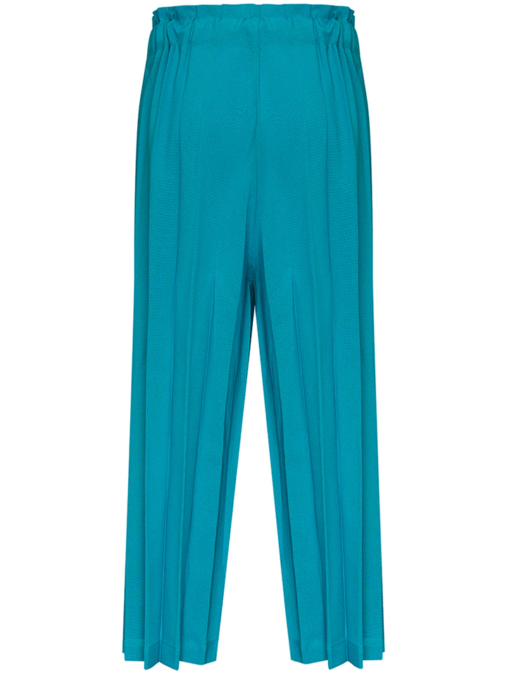 Color Pleats Bottom Pants