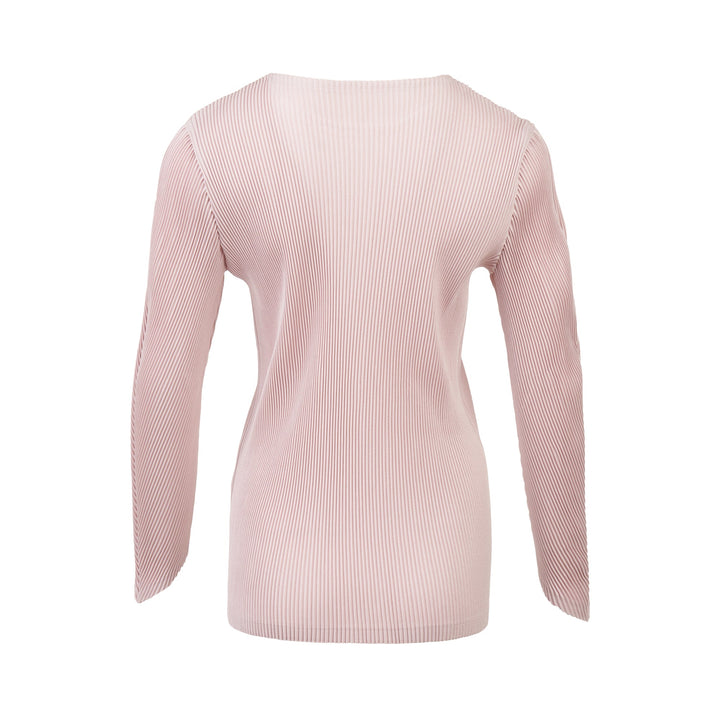 Leather Like Pleats Shirt