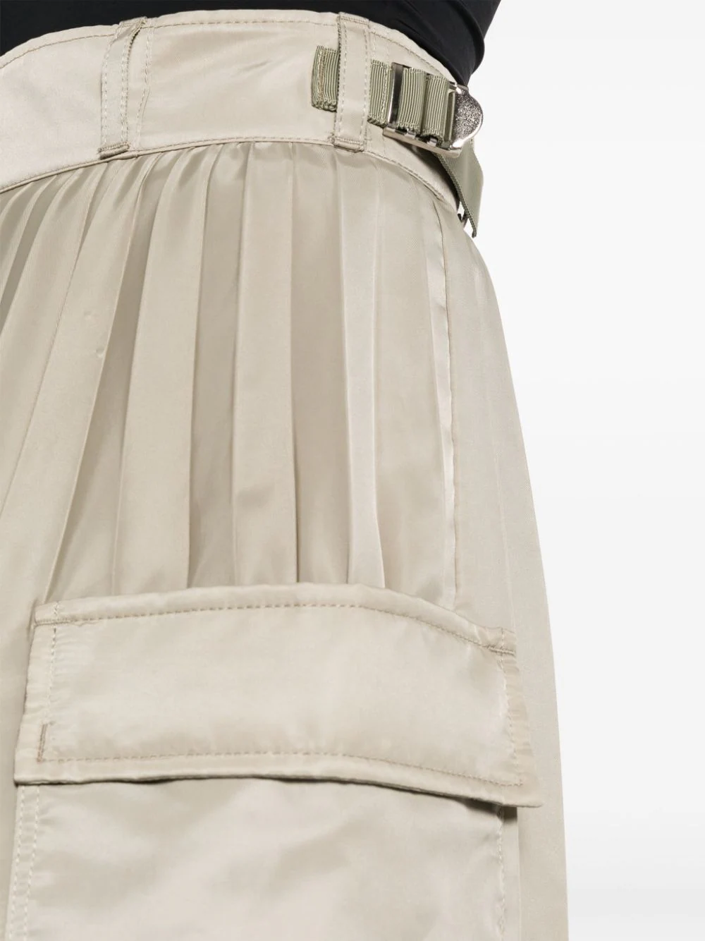 Nylon Twill Skirt