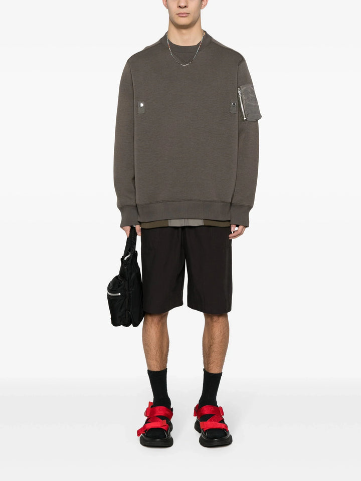 Sponge Sweat Nylon Twill Pullover