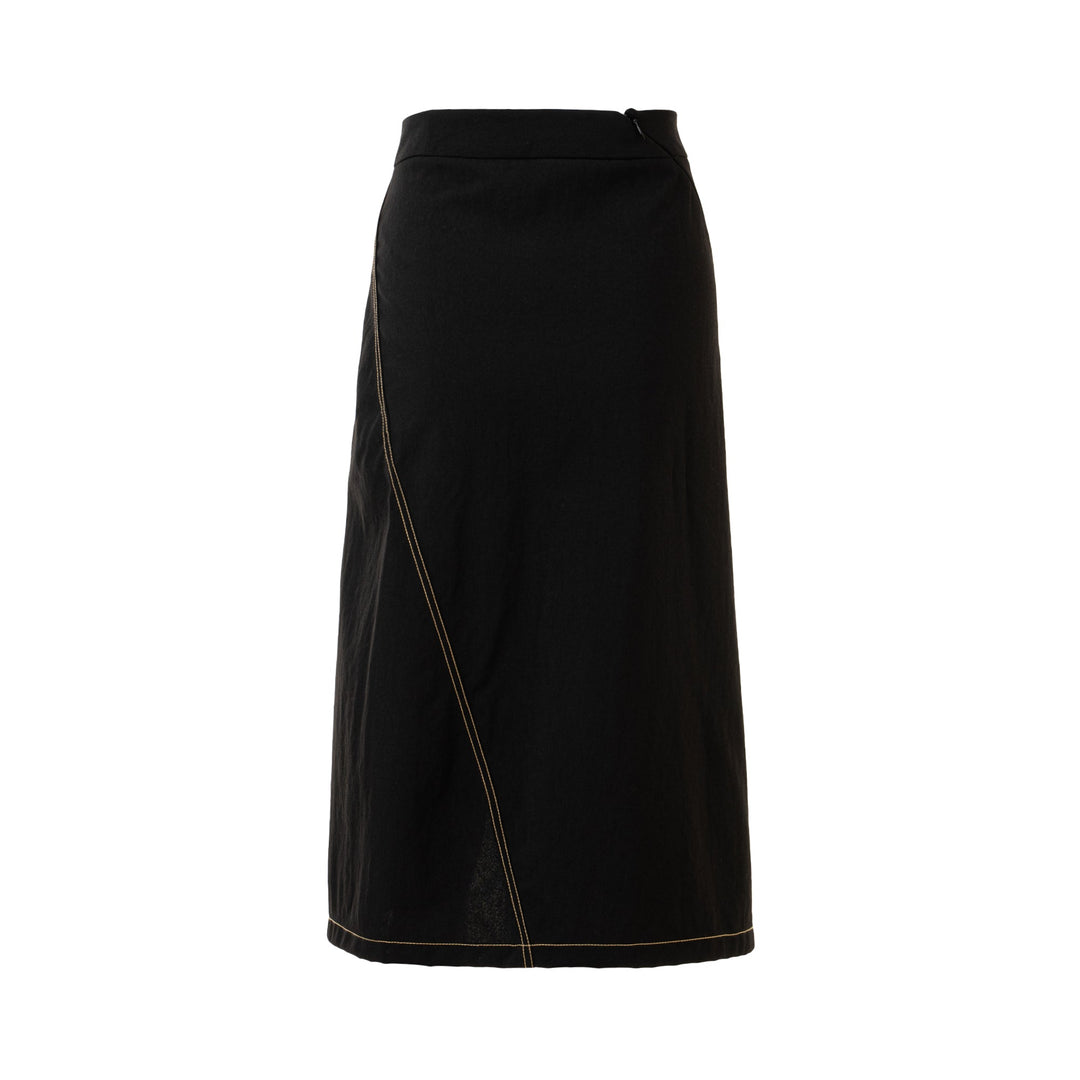 Wrap Midi Skirt