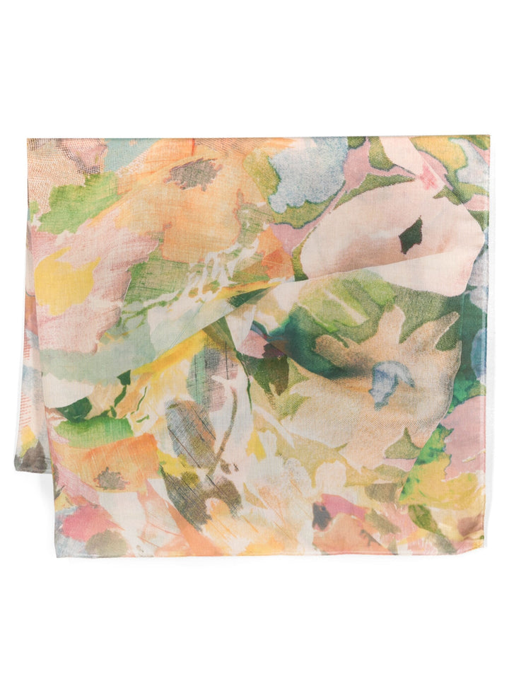 Women Scarf Fabric Floral
