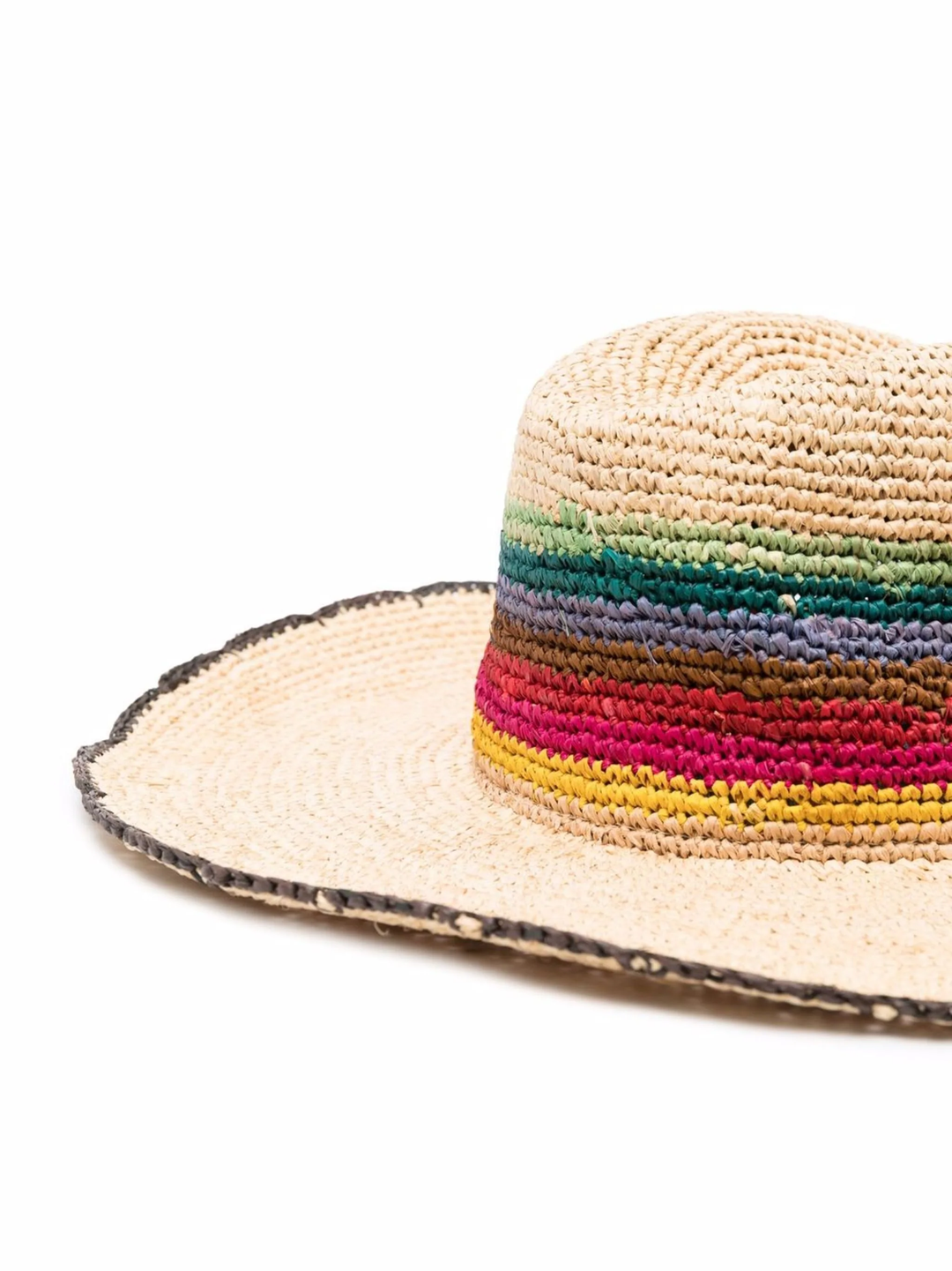 Women Crochet Straw Hat