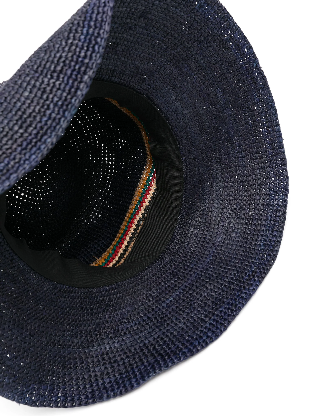 Women Signature Stripe Straw Hat