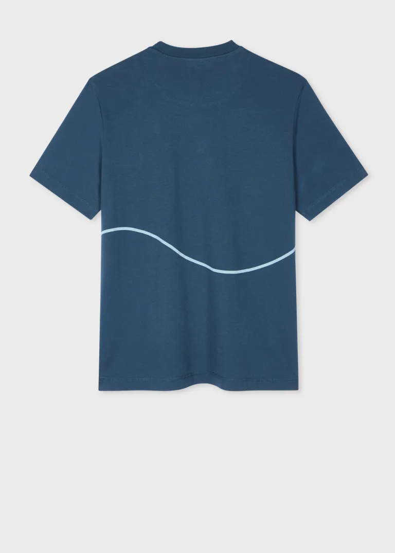 Mens T-Shirt Happy Wave