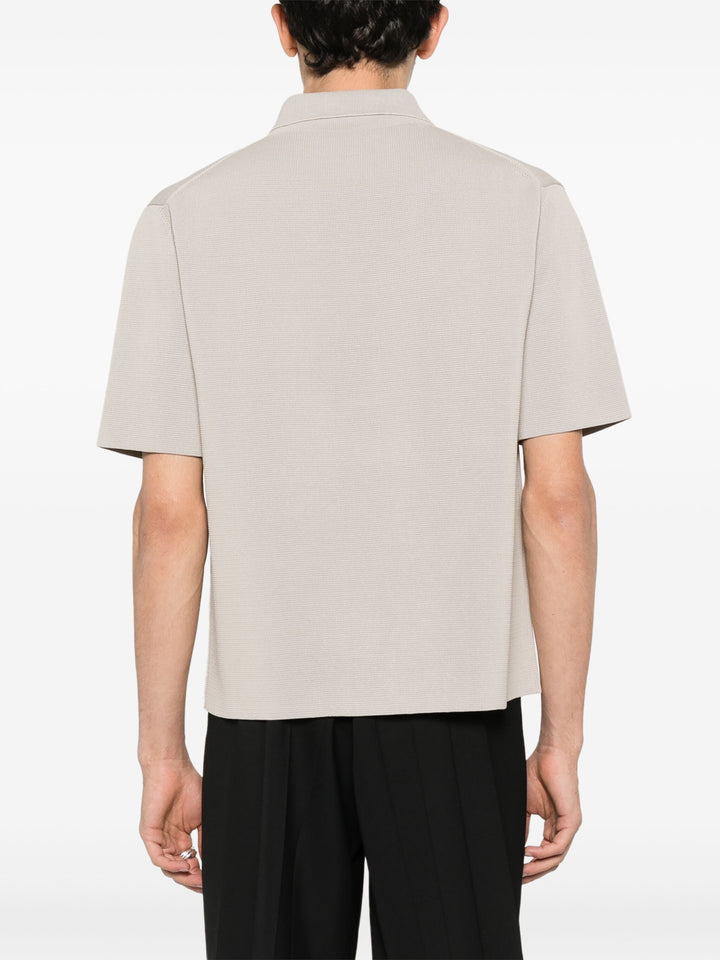 Áo sơ mi cotton viscose cấu trúc tinh tế