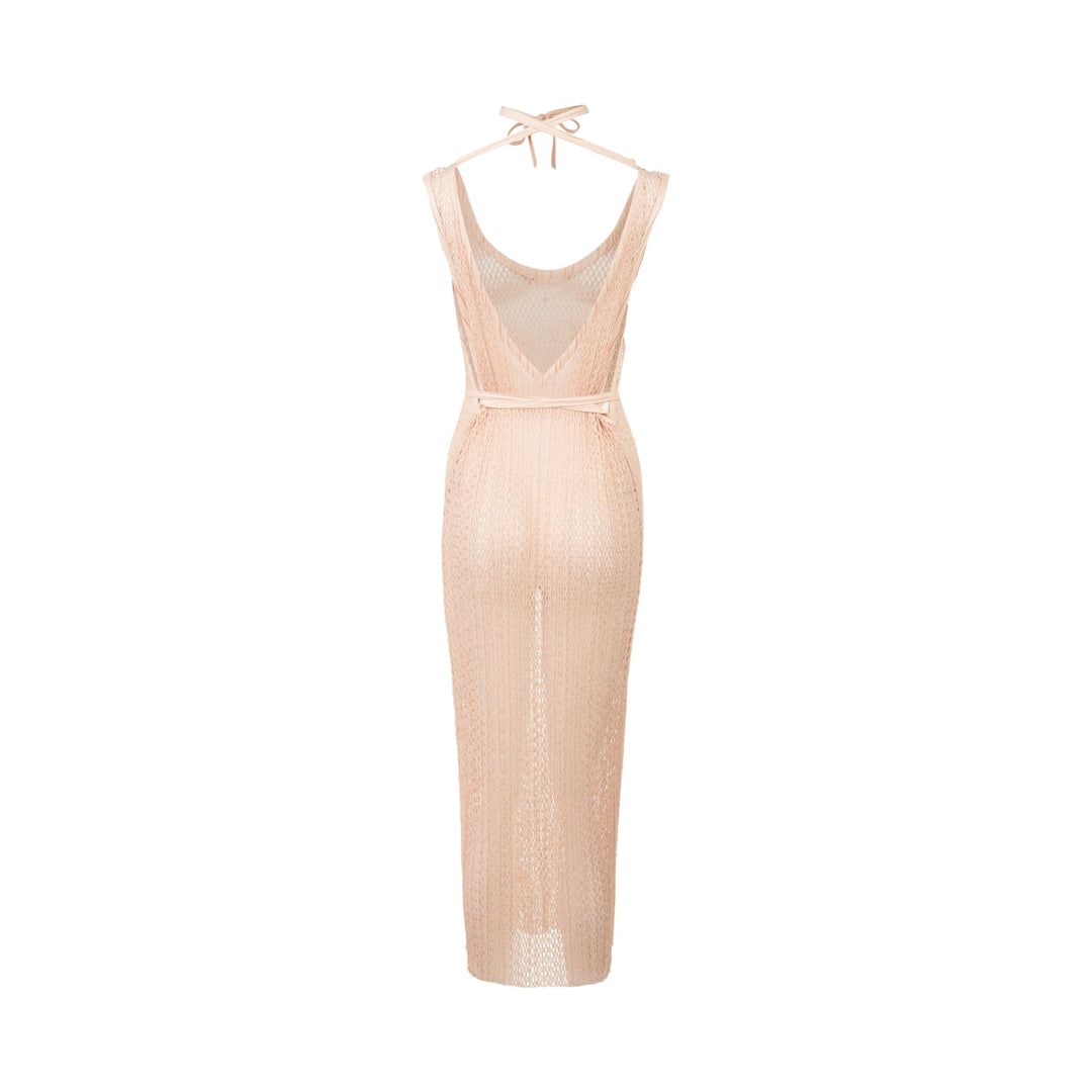 Netting Pleats Dress