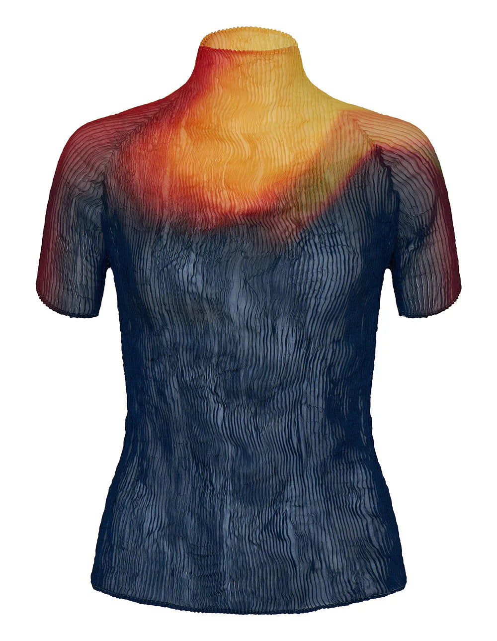 Light Leak Chiffon Twist Shirt