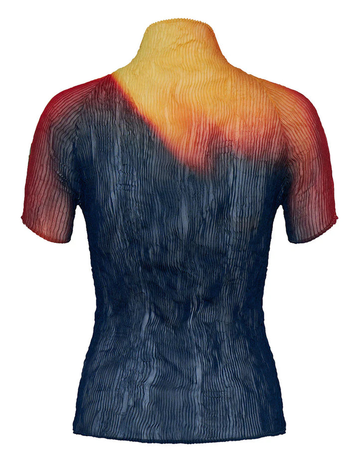 Light Leak Chiffon Twist Shirt