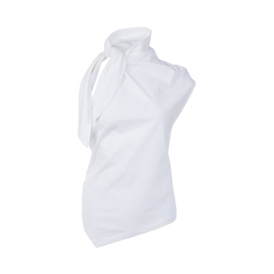 Cotton Knot Jersey Knit Top