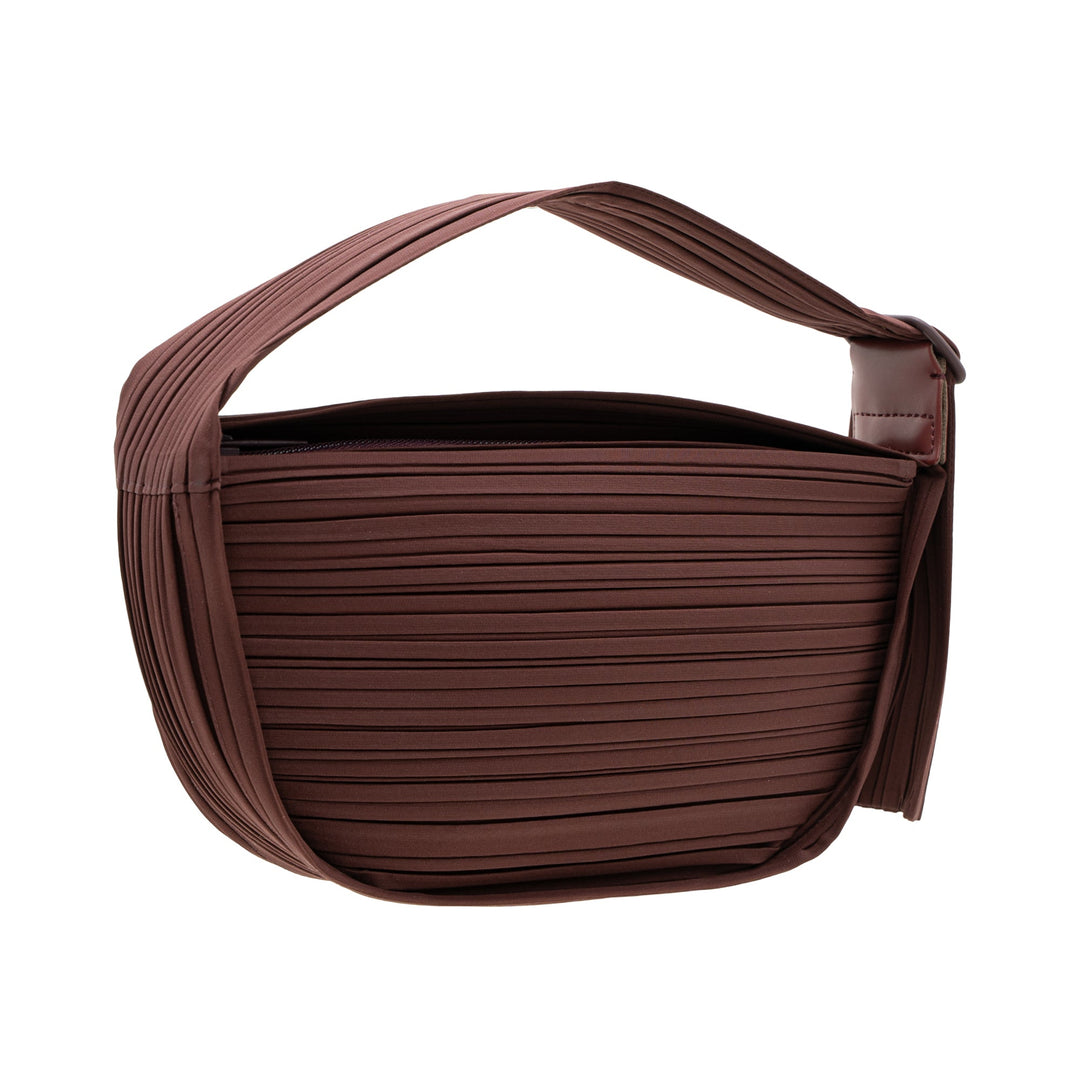 Pleats Half Moon Bag