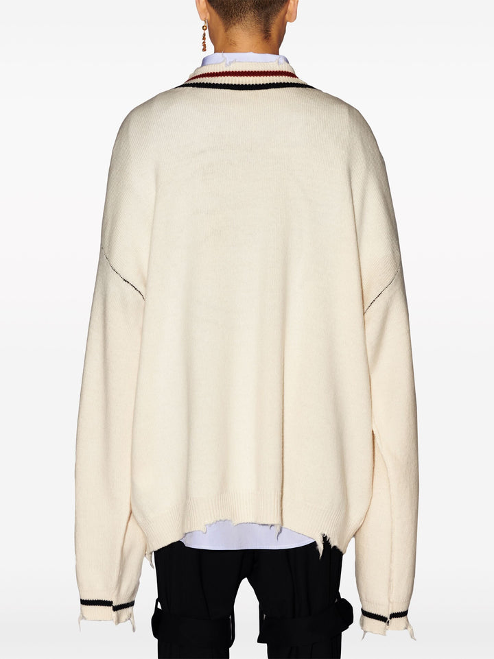 Rib Knit Crewneck Tofu Sweatshirt