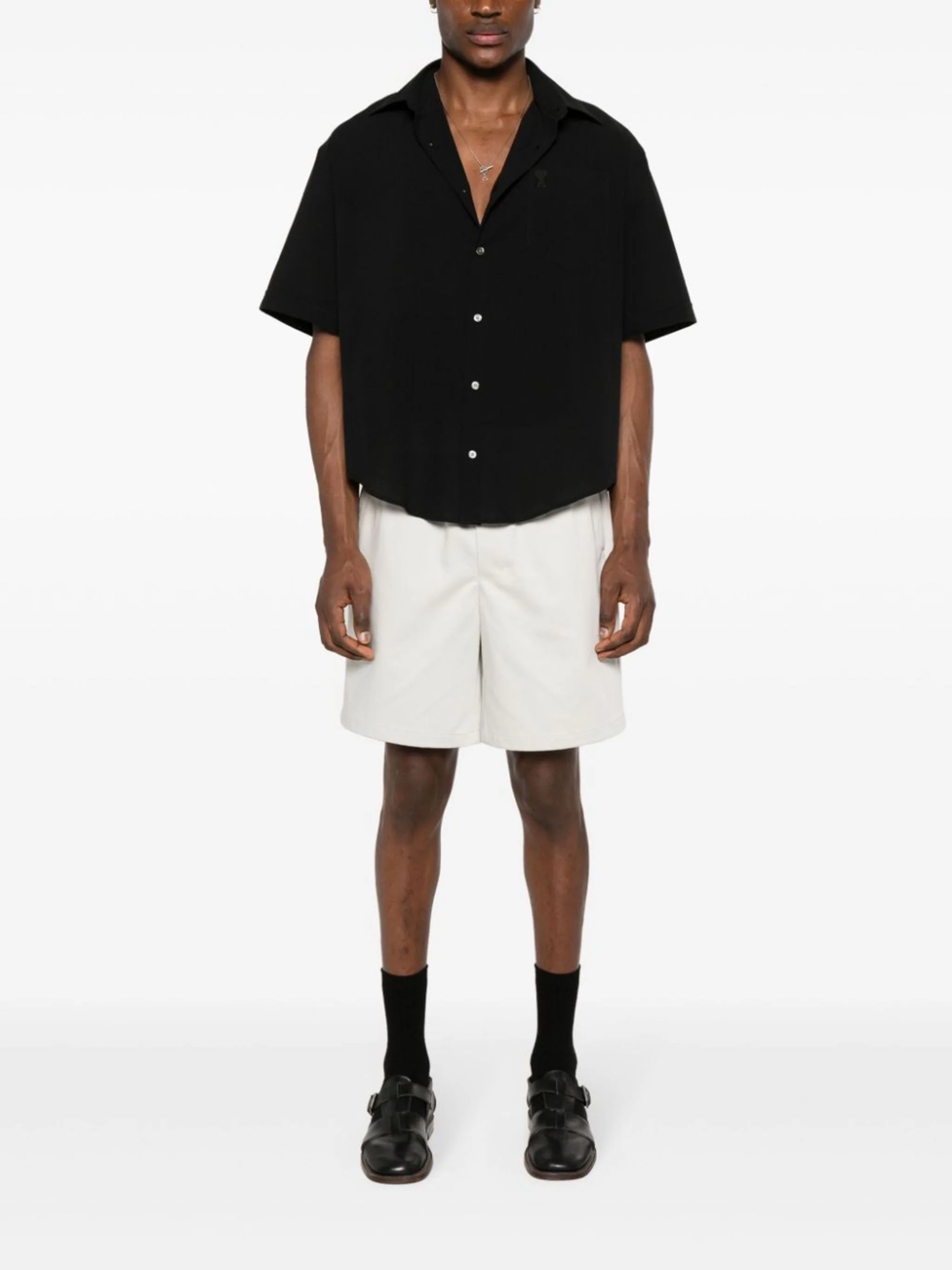 Boxy Fit Short Sleeve Shirt