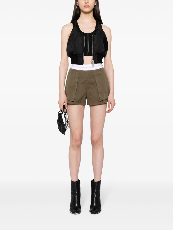 High-Waisted Cargo Rave Short