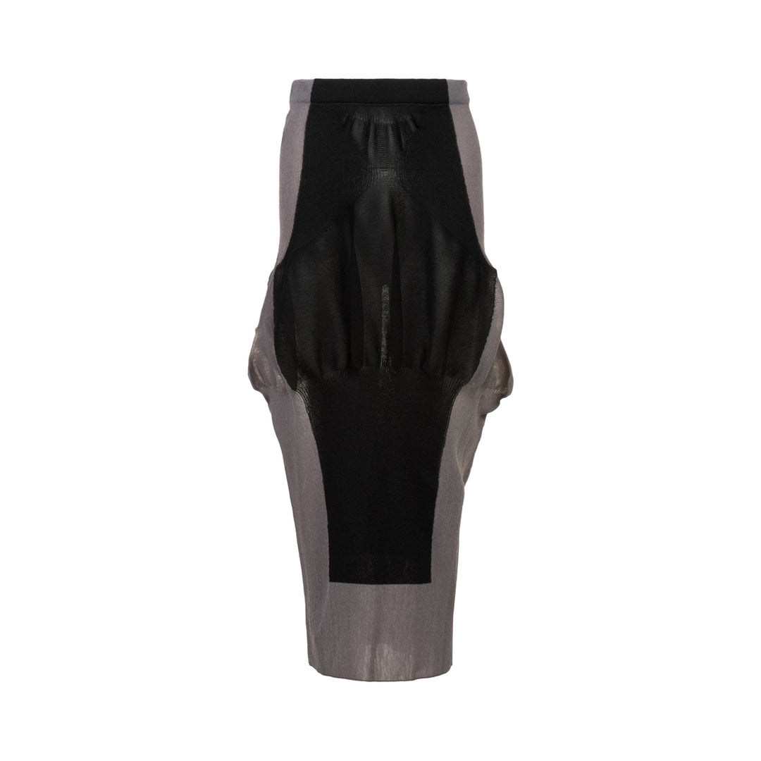 Shaped Nude Skirt
