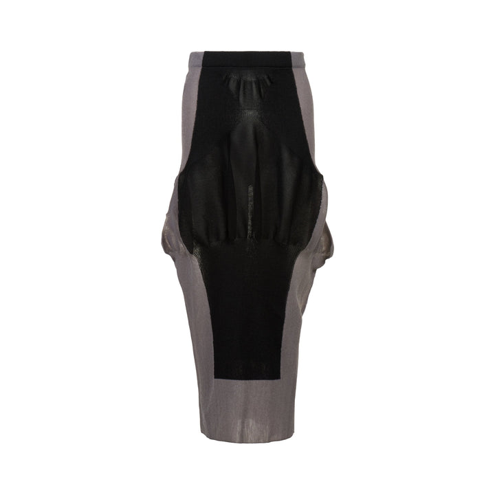 Shaped Nude Skirt