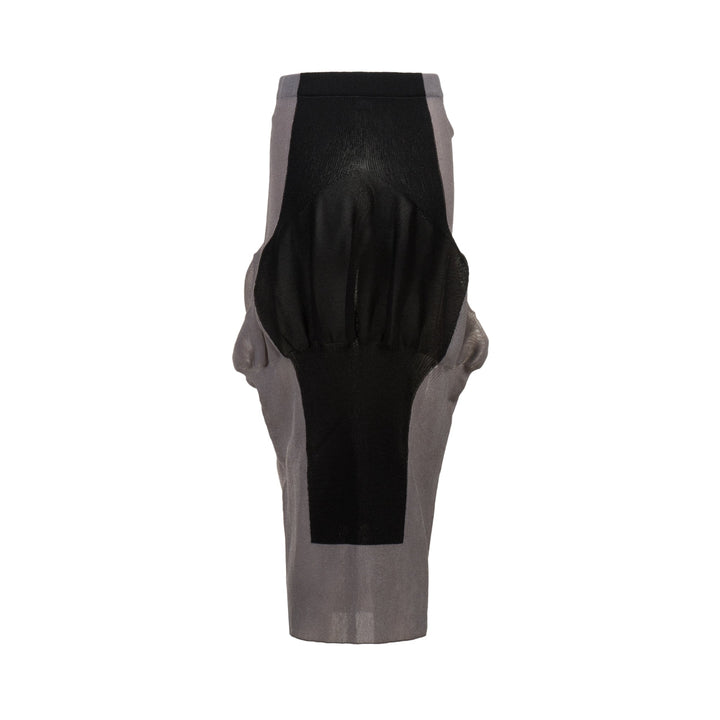 Shaped Nude Skirt