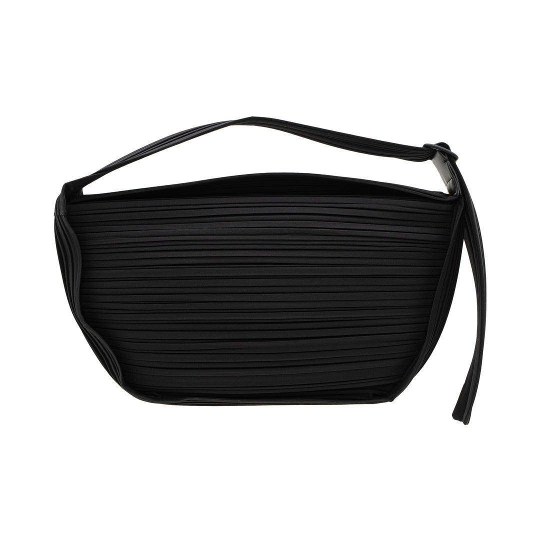 Pleats Half Moon Bag