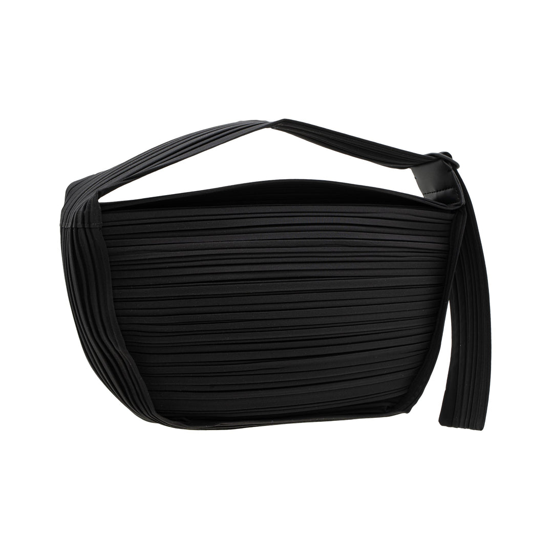 Pleats Half Moon Bag