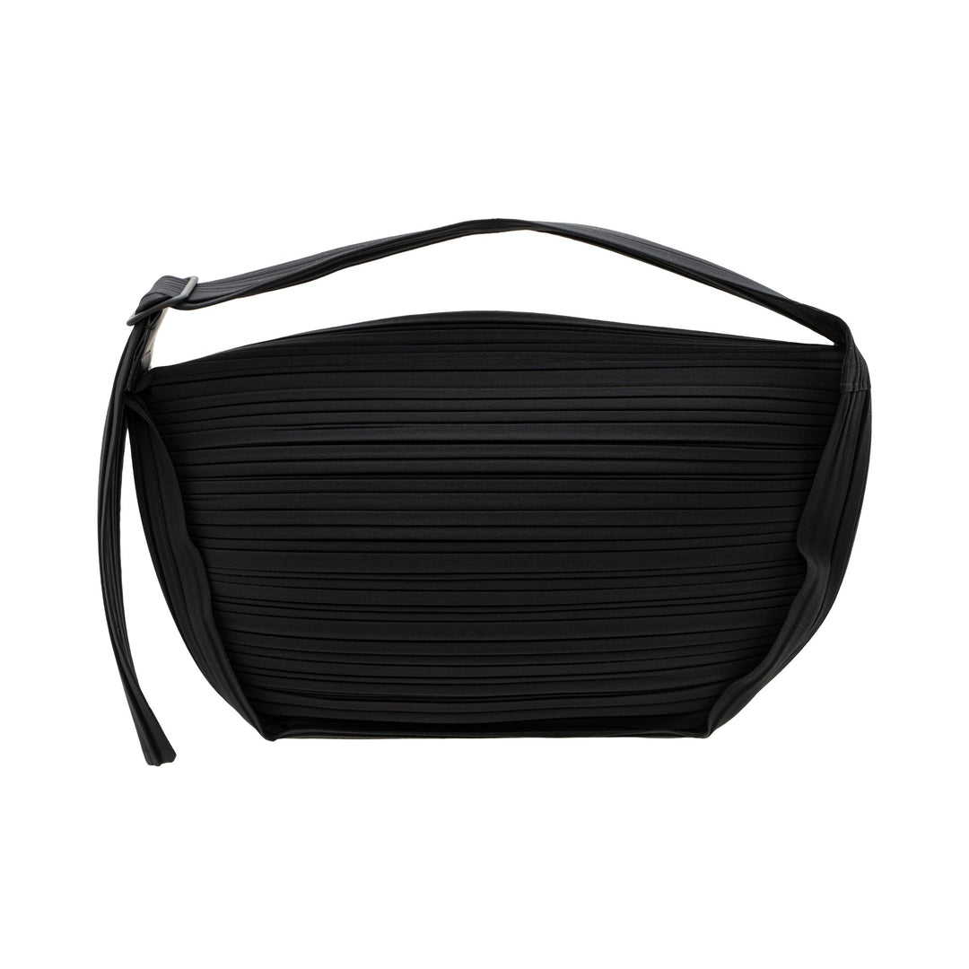 Pleats Half Moon Bag