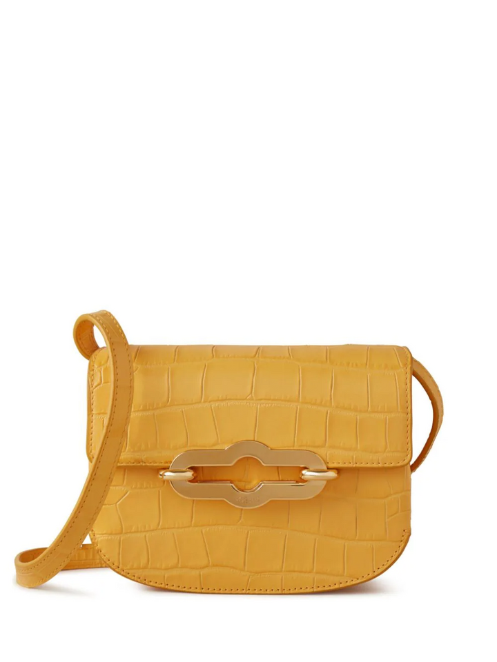 Small Pimlico Satchel Yellow Matte Small Croc