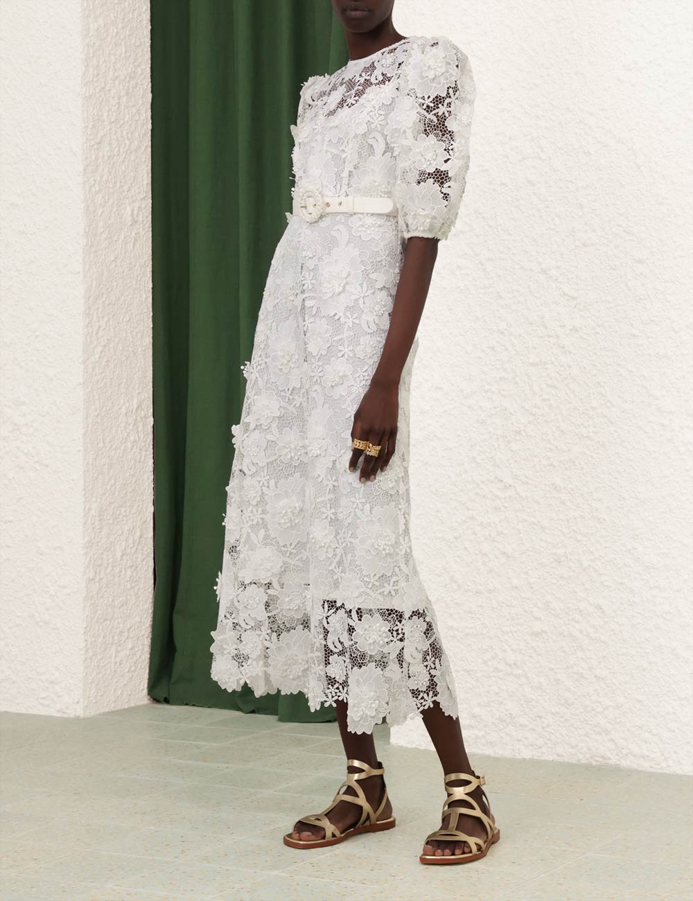 Halliday Lace Flower Dress – Club21.com