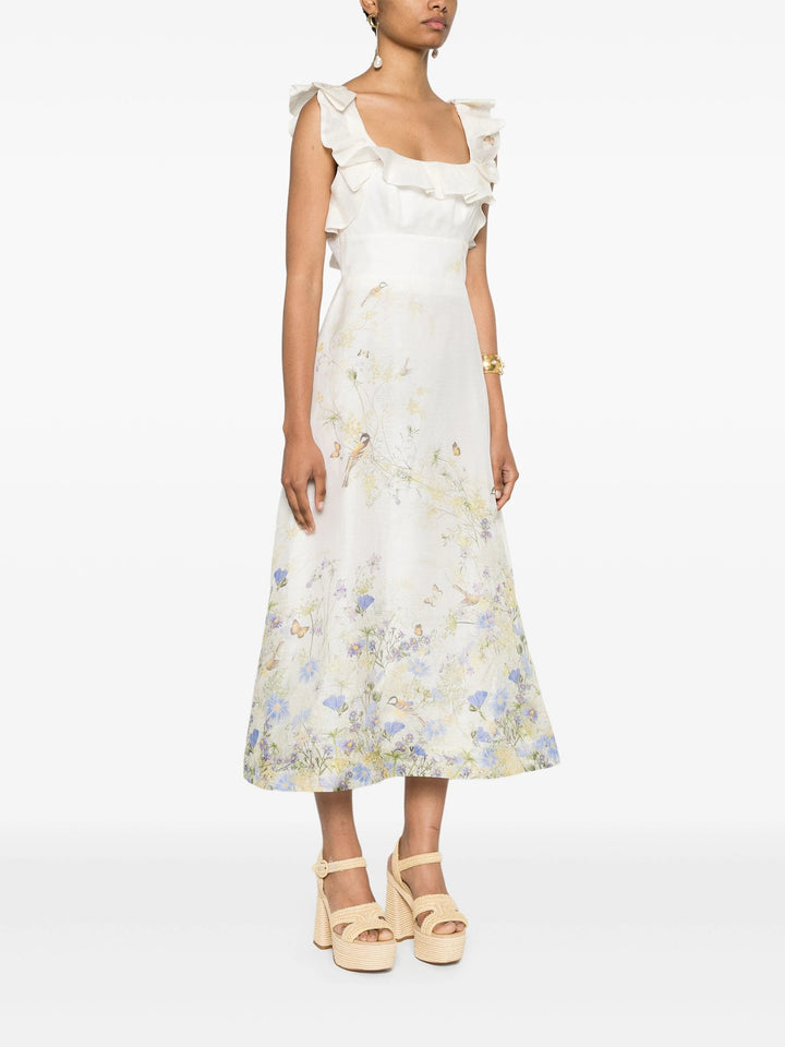 Harmony Frilled Midi