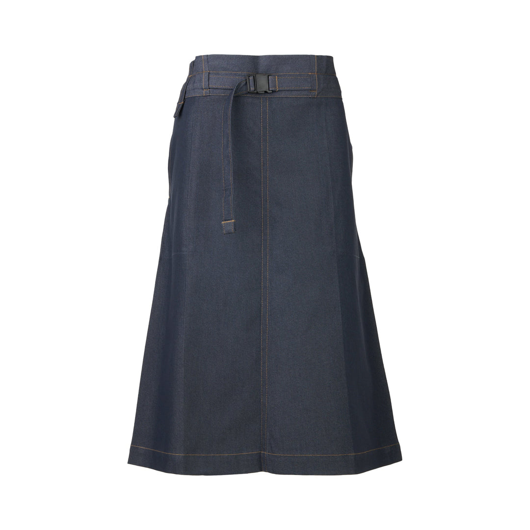 Flat Denim Skirt