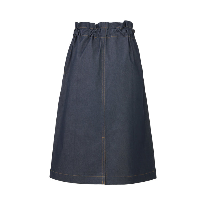 Flat Denim Skirt