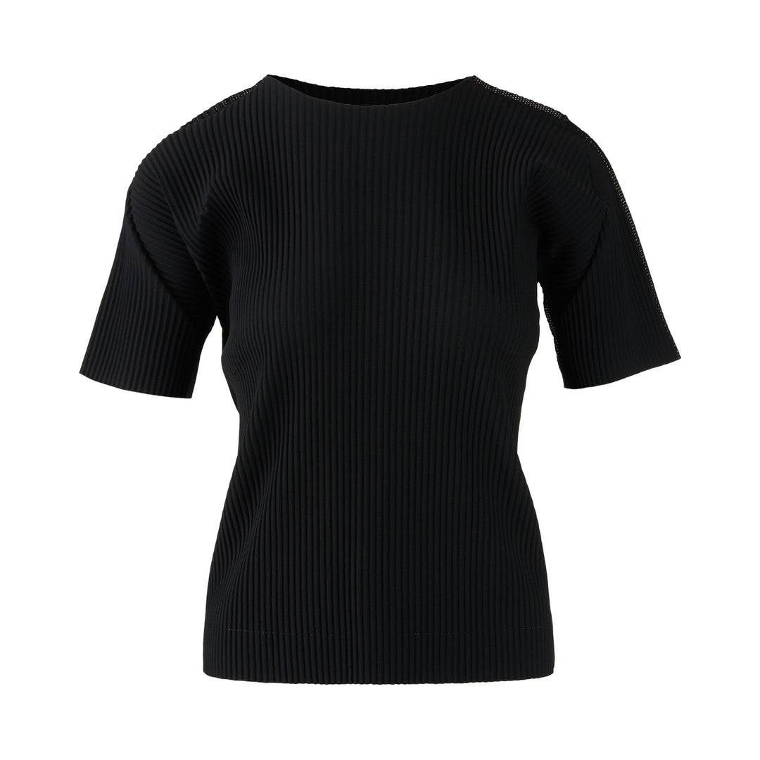 Fine Knit Pleats Top