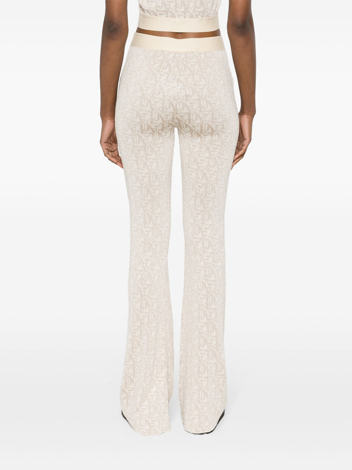 Monogram Jacquard Knit Pants