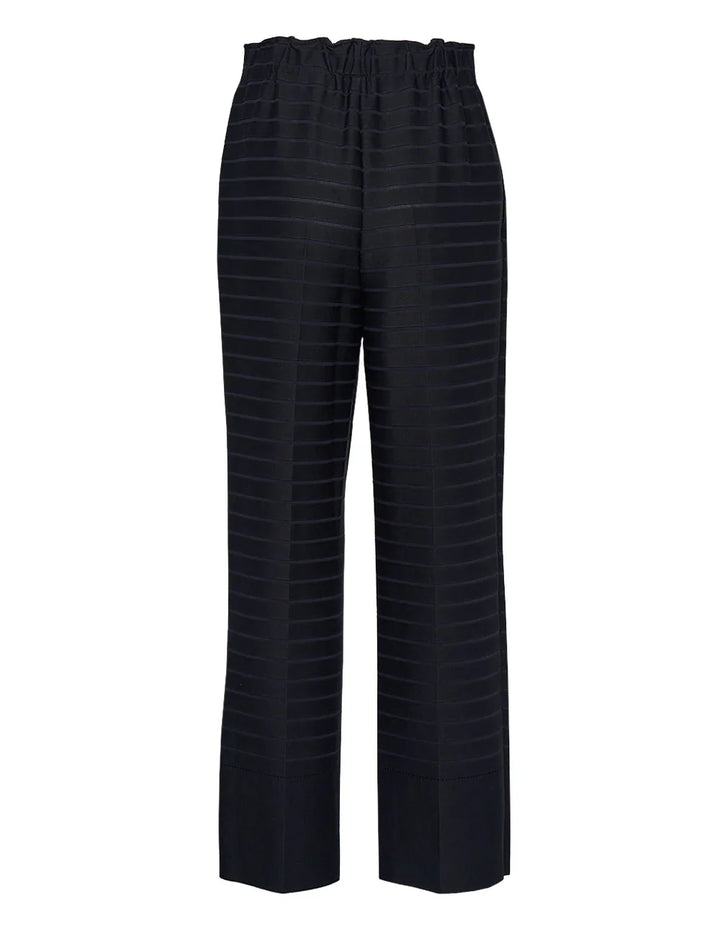 Wide Stripe Knit Pants
