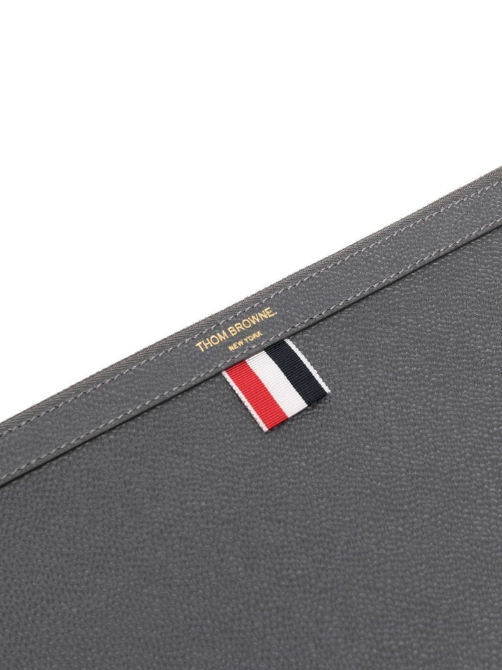 Small Document Holder In Pebble